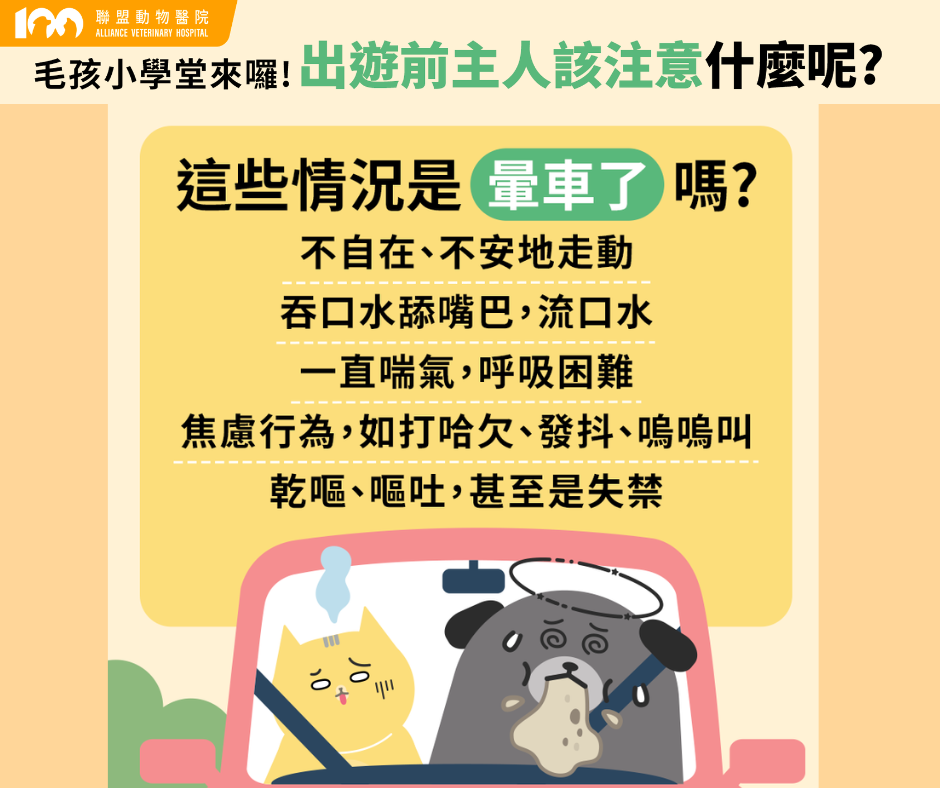 【毛孩暈車防治指南】